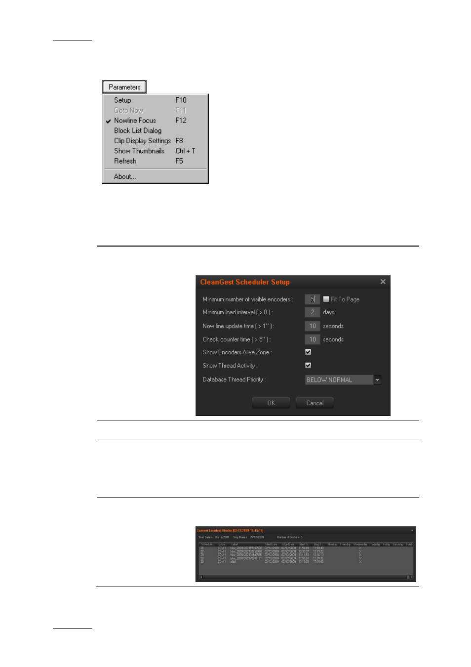 Parameters, Arameters | EVS XEDIO Ingest Organizer Version 4.1 - December 2011 User Manual User Manual | Page 18 / 23