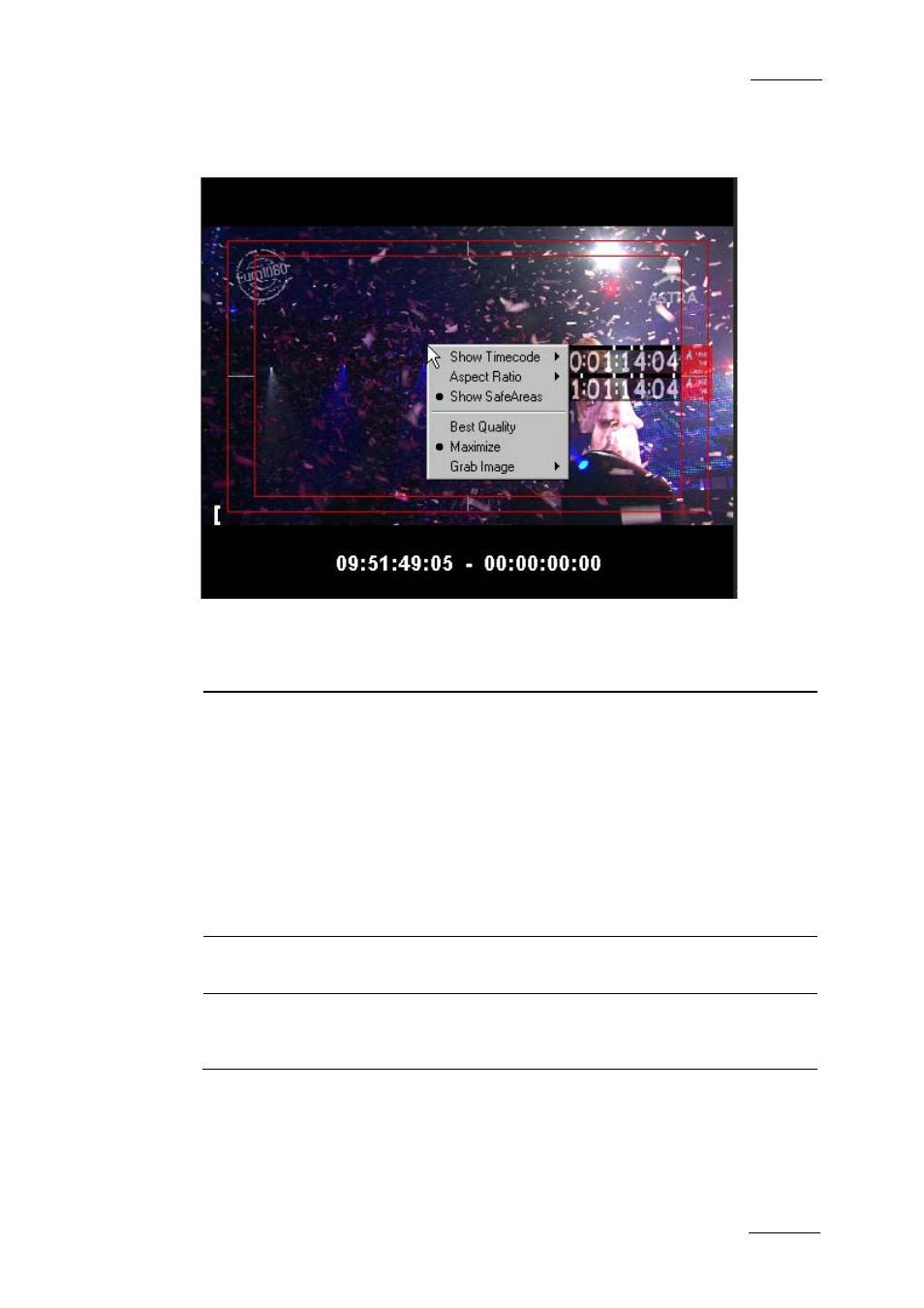 2 video display of the player, Video display of the player, On 3.2 ‘video display of the player | EVS XEDIO Cutter Version 4.1 - December 2011 User Manual User Manual | Page 23 / 39