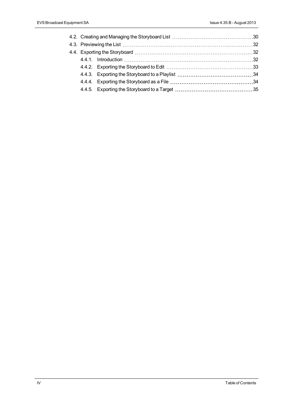 EVS XEDIO Cutter Version 4.35 - August 2013 User Manual User Manual | Page 6 / 46