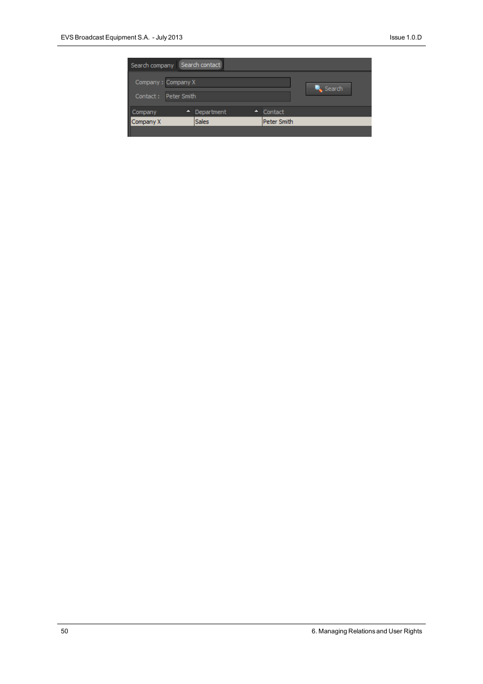 EVS IP2Archive Configurator Version 1.0 - July 2013 User Manual User Manual | Page 54 / 73