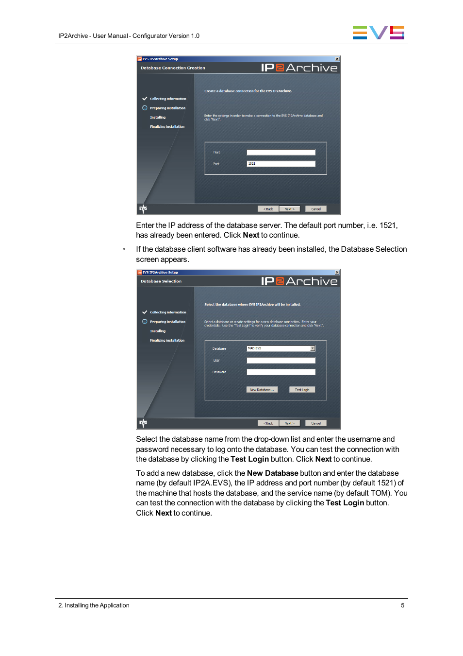 EVS IP2Archive Configurator Version 1.0 - July 2013 User Manual User Manual | Page 9 / 73
