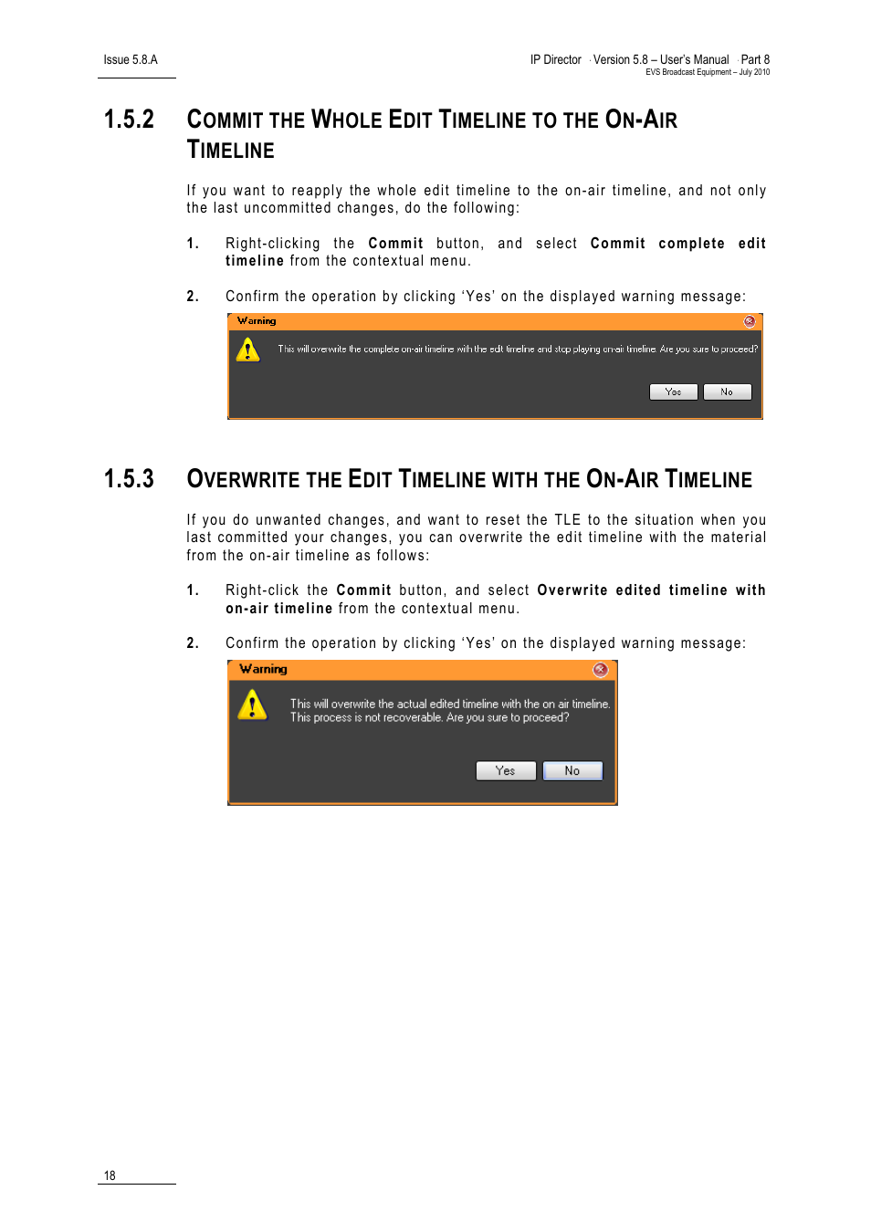 EVS IPDirector Version 5.8 - July 2010 Part 8 User's Manual User Manual | Page 19 / 22