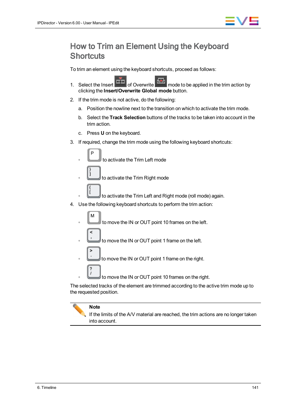EVS IPDirector Version 6.0 - November 2012 Part 8 User's Manual User Manual | Page 153 / 250