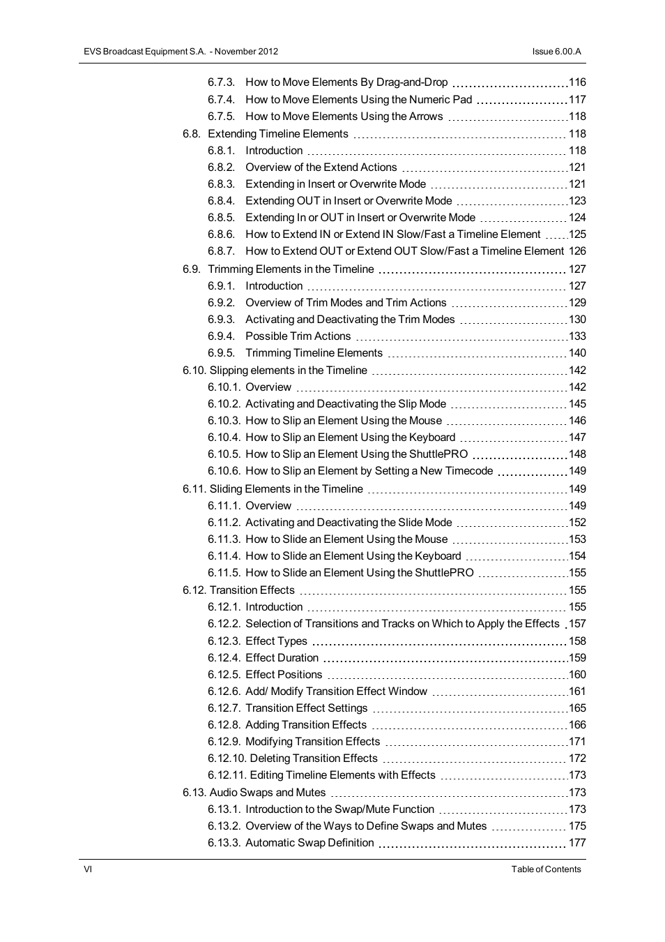 EVS IPDirector Version 6.0 - November 2012 Part 8 User's Manual User Manual | Page 8 / 250