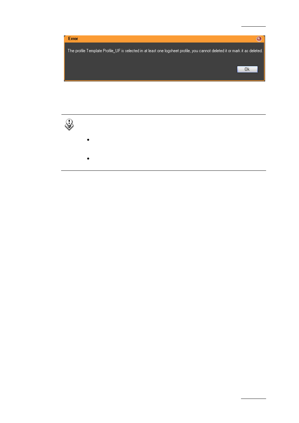 How to delete a log sheet profile | EVS IPDirector Version 5.6 - May 2009 Part 1 User's Manual User Manual | Page 52 / 121
