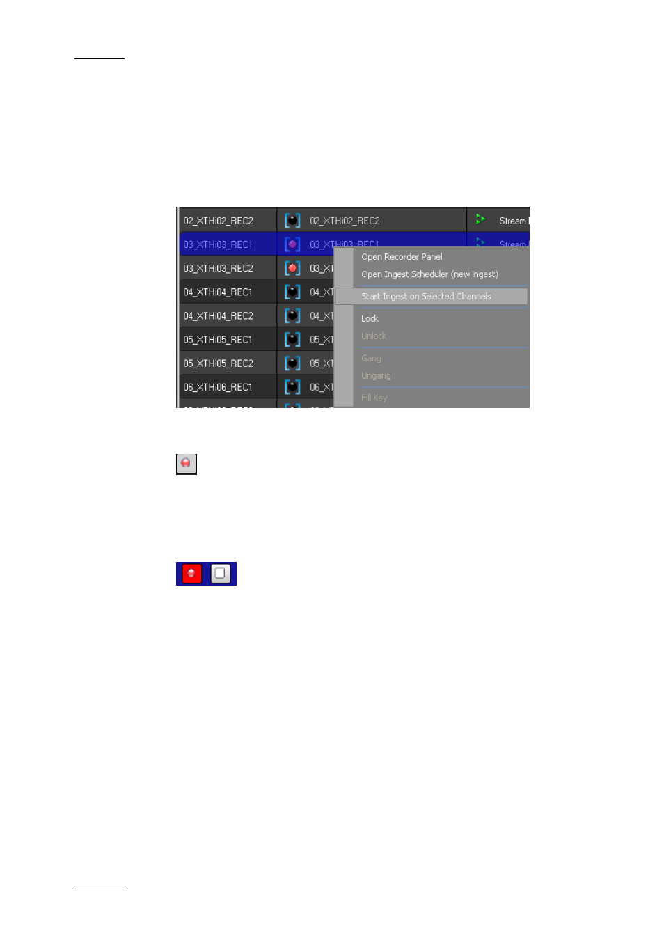 In recorder view, 2 how to define the default player for ipdirector | EVS IPDirector Version 5.6 - May 2009 Part 1 User's Manual User Manual | Page 89 / 121