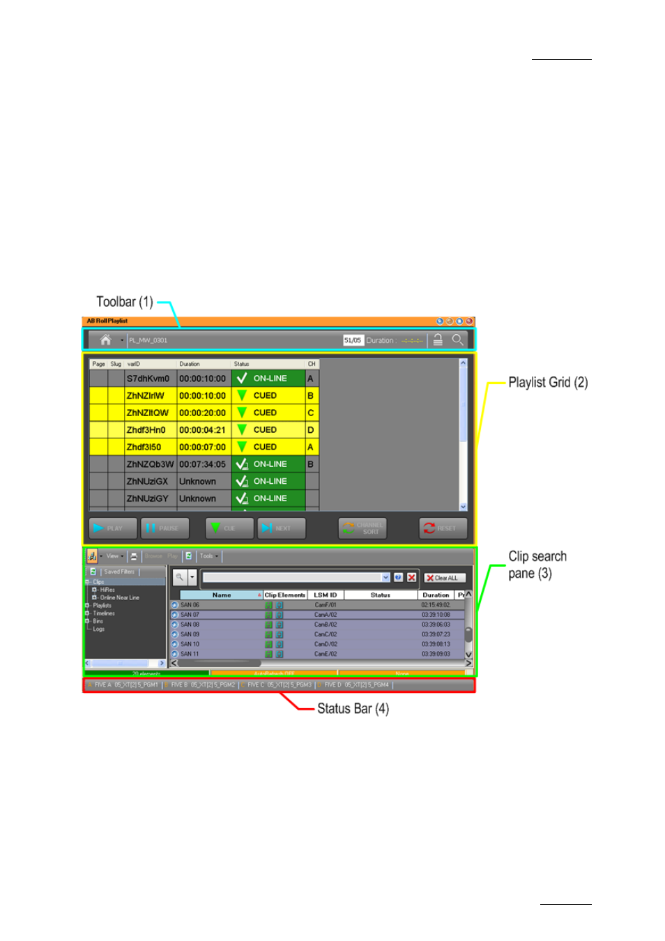 2 user interface, 1 overview, User interface | Overview, Verview | EVS IPDirector Version 5.9 - January 2011 Part 7 User’s Manual User Manual | Page 12 / 37