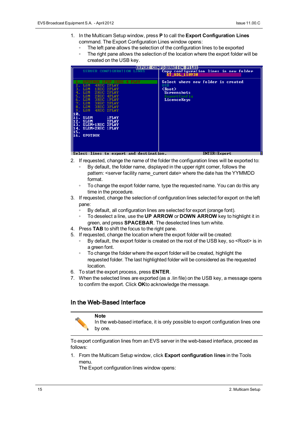 EVS XT3 Version 11.00 Configuration Manual User Manual | Page 21 / 227