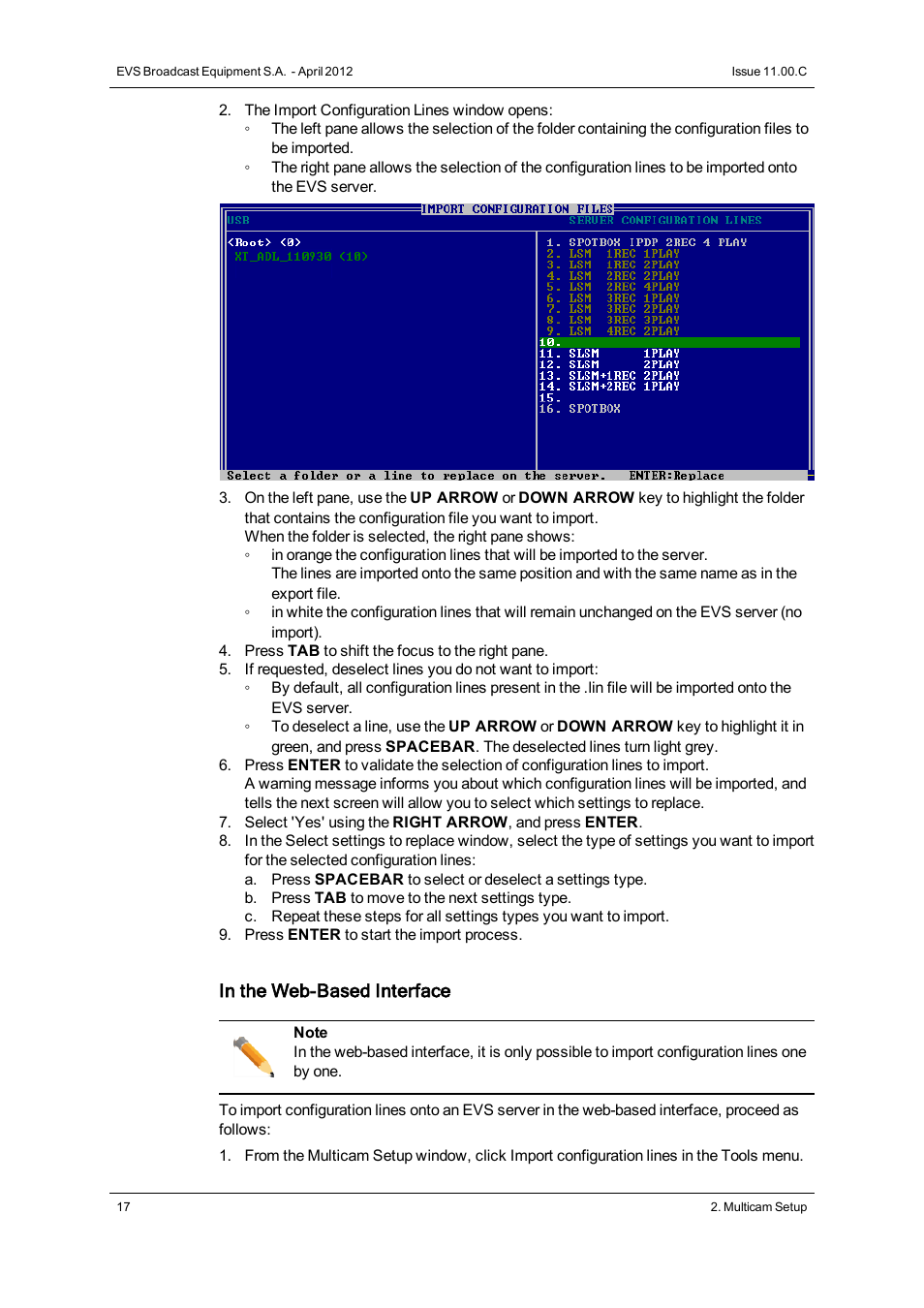 EVS XT3 Version 11.00 Configuration Manual User Manual | Page 23 / 227