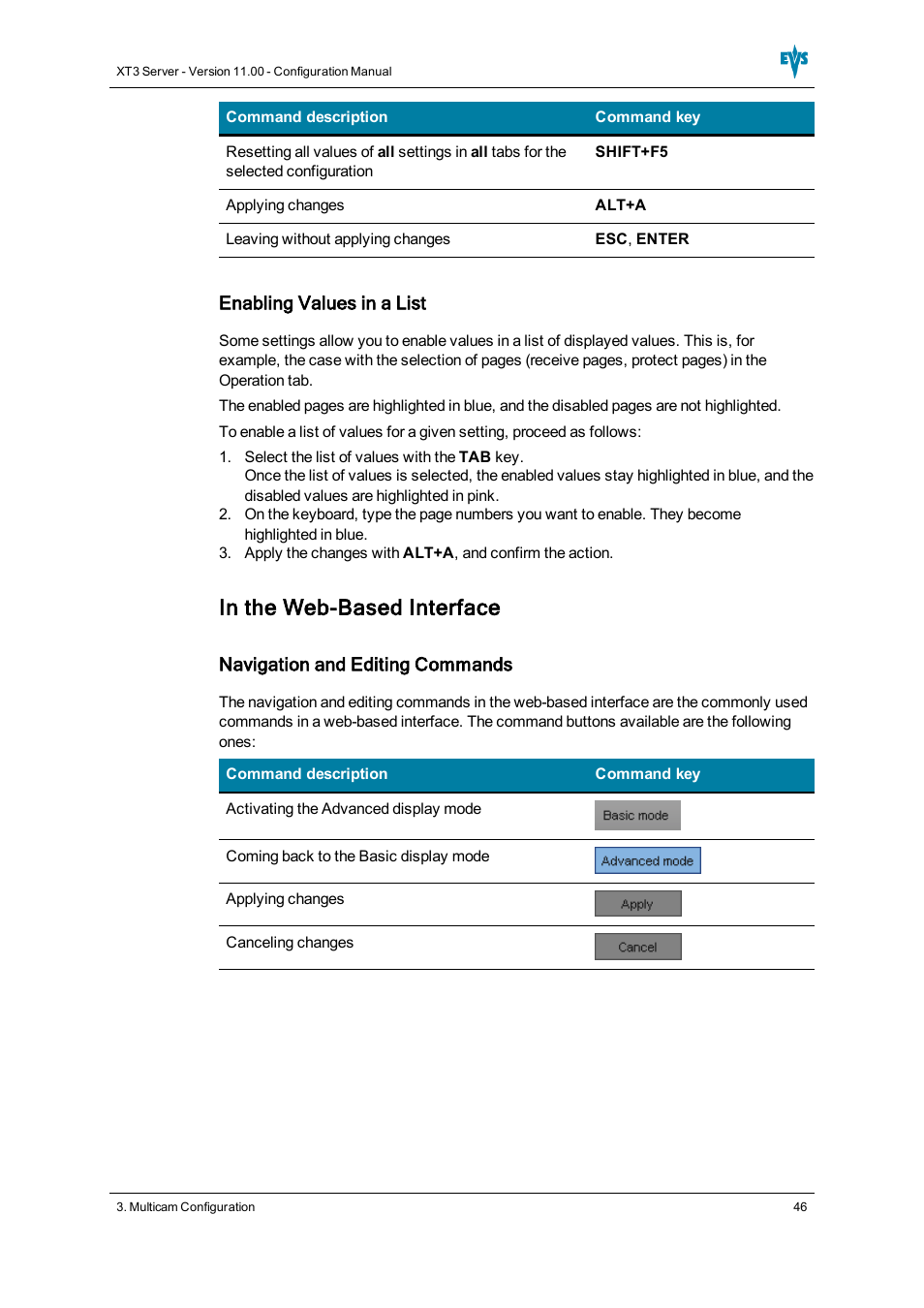EVS XT3 Version 11.00 Configuration Manual User Manual | Page 52 / 227
