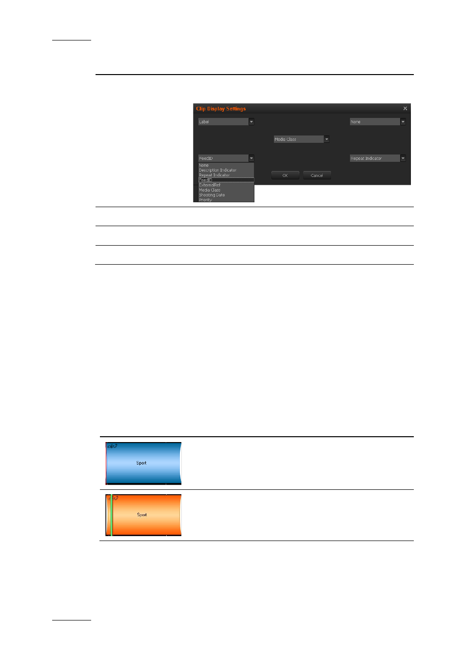 Current date, 3 timeline content, Block status colors | Timeline content, Imeline, Ontent | EVS XEDIO Ingest Organizer Version 4.2 - June 2012 User Manual User Manual | Page 20 / 24