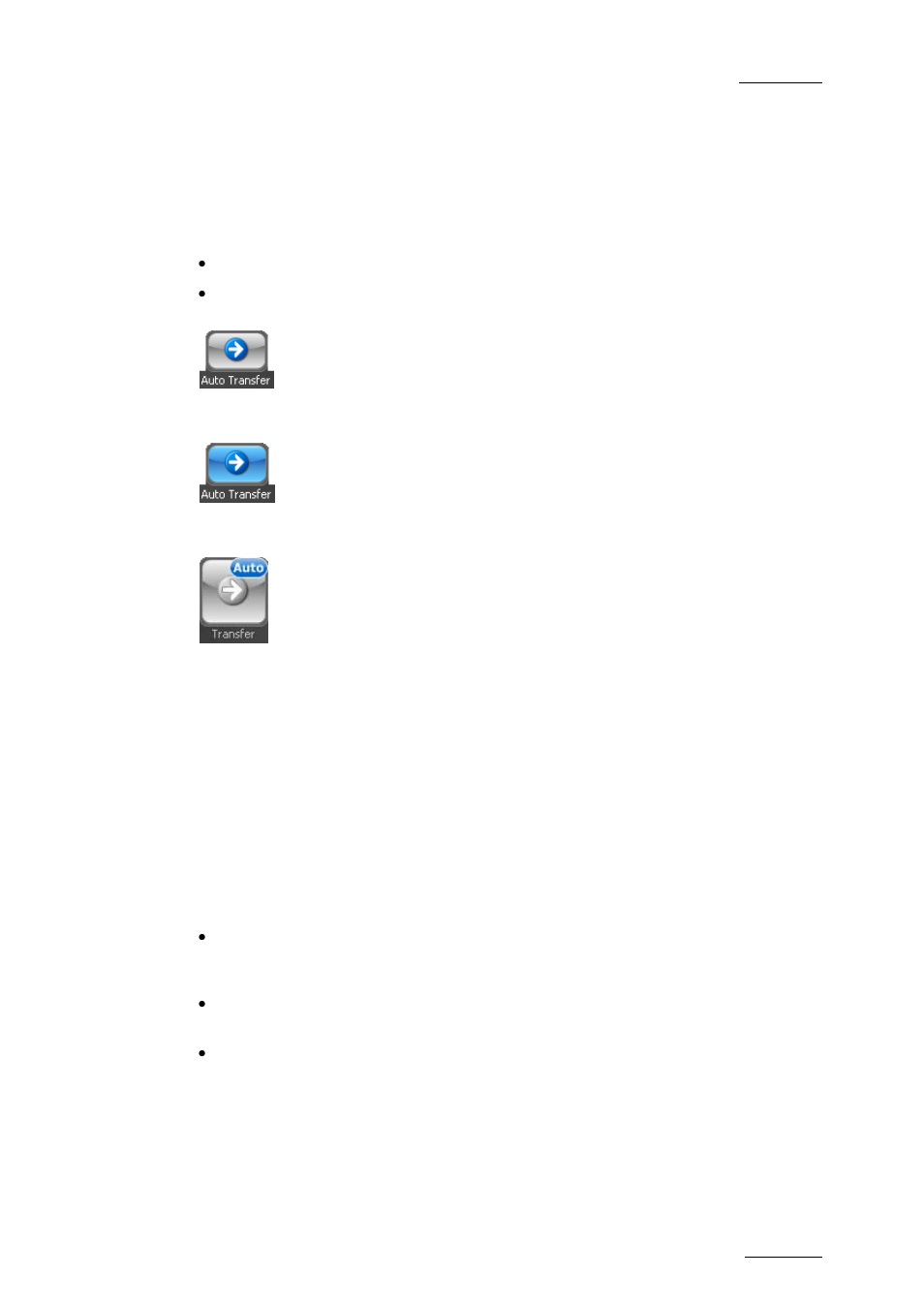 4 automatic transfer, 5 manual transfer, Automatic transfer | Manual transfer, 4 ‘automatic transfer, 95 an, 5 ‘manual transfer, 95 f | EVS INSIO Version 1.1 - October 2010 User's Manual User Manual | Page 104 / 121