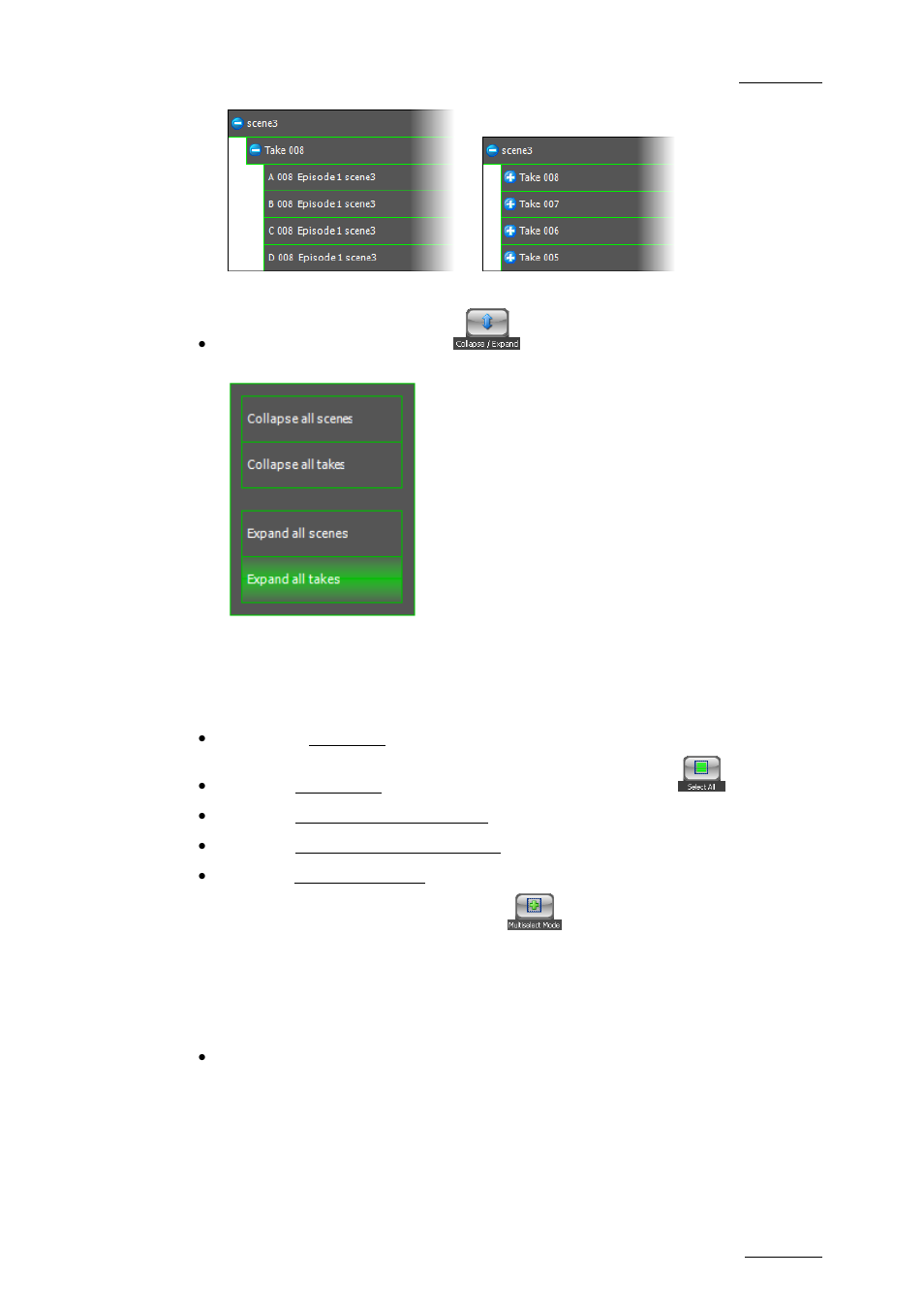 Clips selection | EVS INSIO Version 1.1 - October 2010 User's Manual User Manual | Page 106 / 121