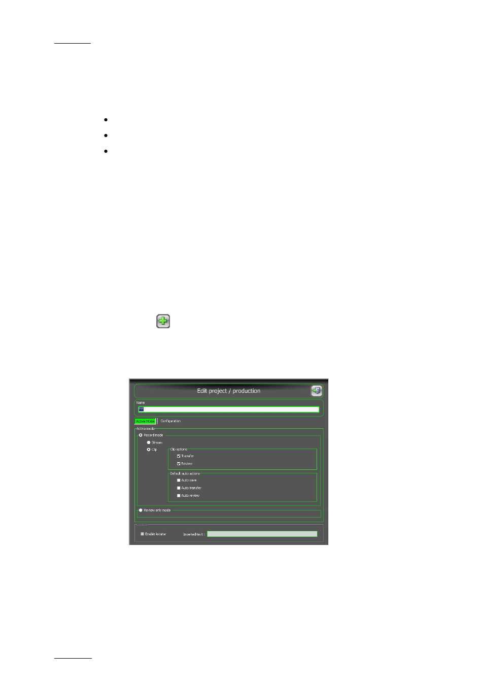 2 navigating within a window, 3 how to add a new project, Navigating within a window | How to add a new project, Avigating, Ithin a, Indow, Ow to, Dd a, Roject | EVS INSIO Version 1.1 - October 2010 User's Manual User Manual | Page 53 / 121