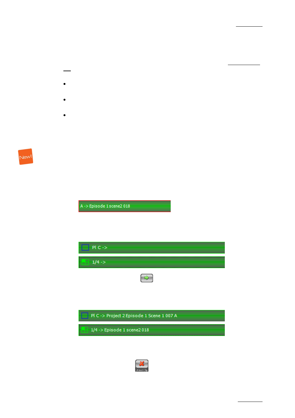 Loading clips manually one by one | EVS INSIO Version 1.1 - October 2010 User's Manual User Manual | Page 78 / 121