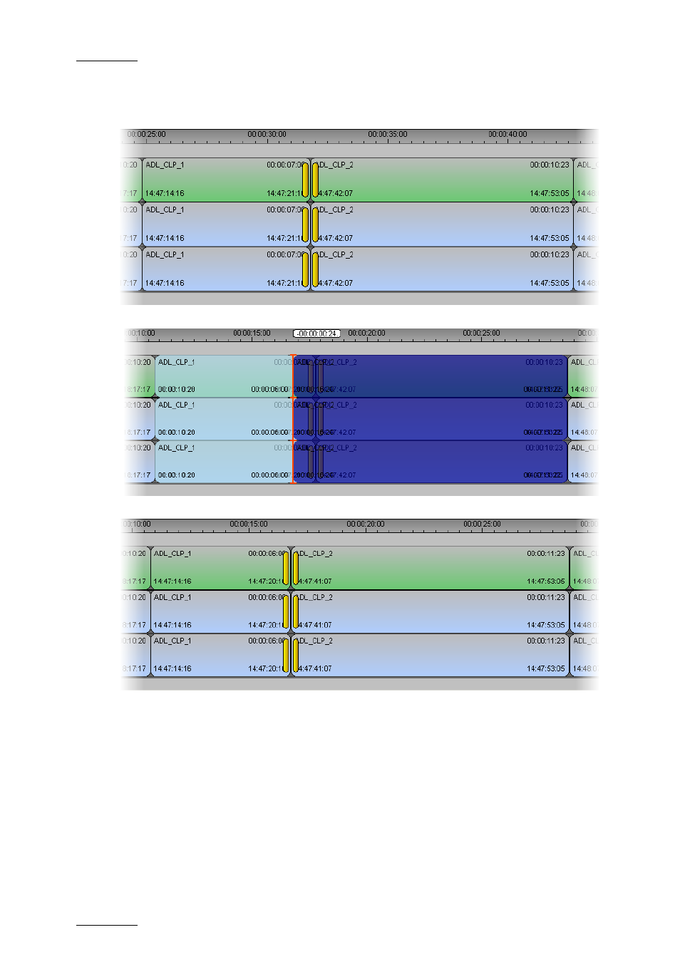 Example: shift to the left | EVS IPDirector Version 5.6 - May 2009 Part 7 User's Manual User Manual | Page 119 / 206