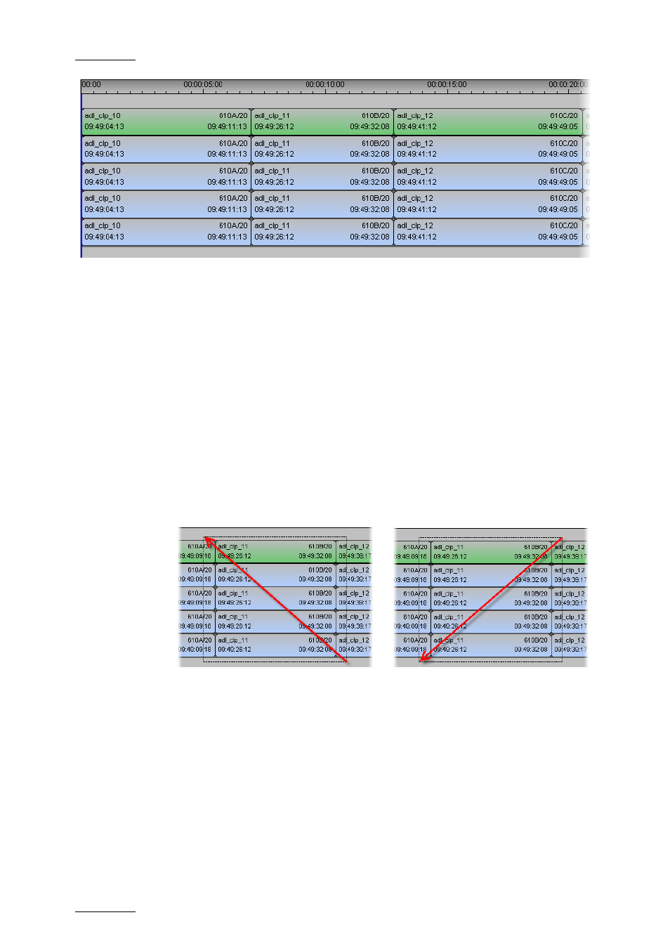 2 activating and deactivating the slide mode, How to activate the slide mode, Selecting transitions to perform slide actions | Ctivating and, Eactivating the, Lide | EVS IPDirector Version 5.6 - May 2009 Part 7 User's Manual User Manual | Page 137 / 206