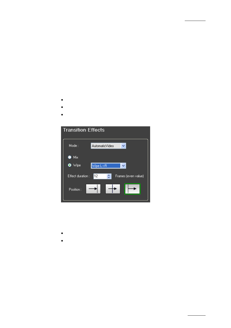 How to add effects automatically to new elements | EVS IPDirector Version 5.6 - May 2009 Part 7 User's Manual User Manual | Page 156 / 206