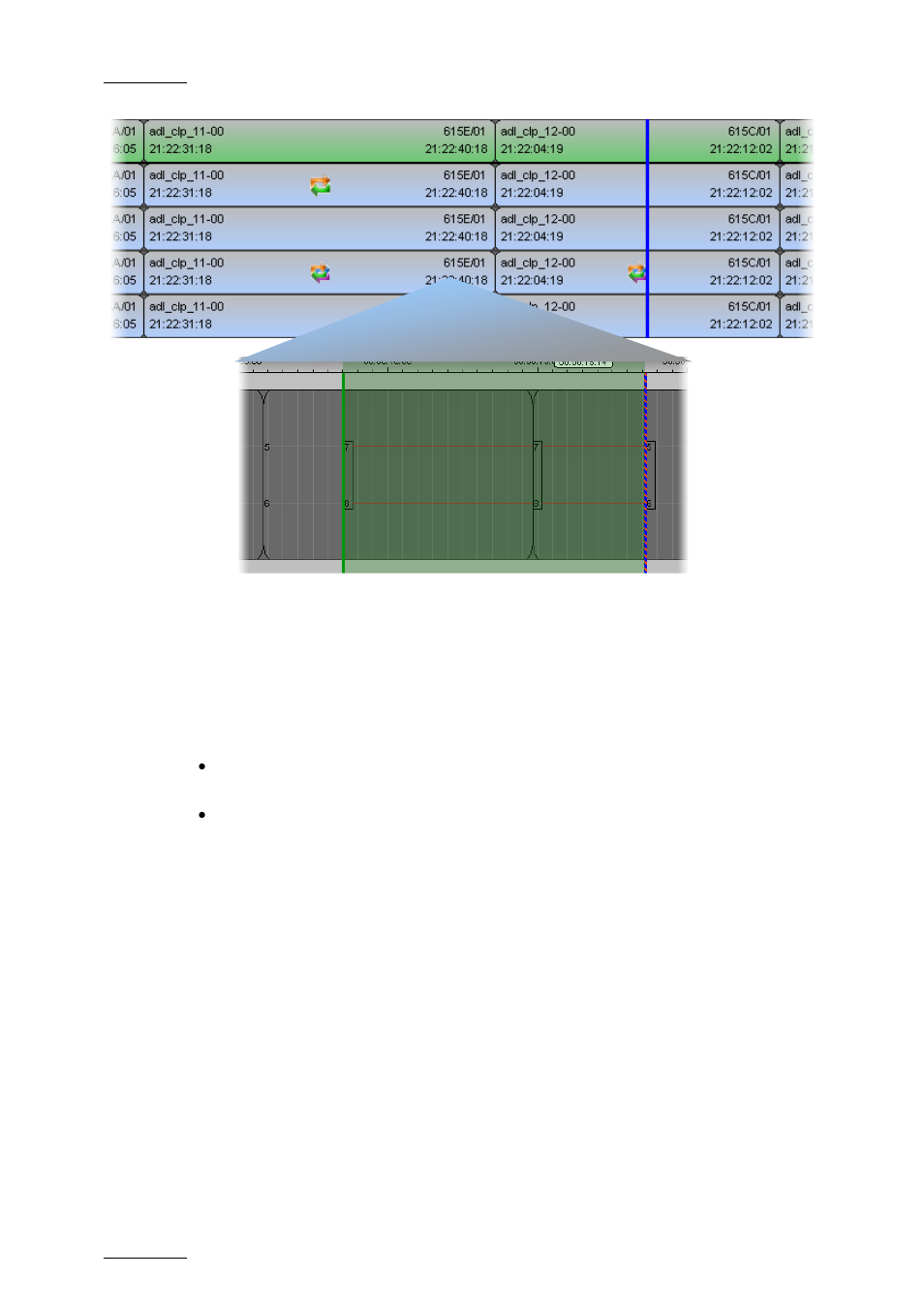 7 swap/mute configuration window, Window variations, Onfiguration | Indow | EVS IPDirector Version 5.6 - May 2009 Part 7 User's Manual User Manual | Page 167 / 206