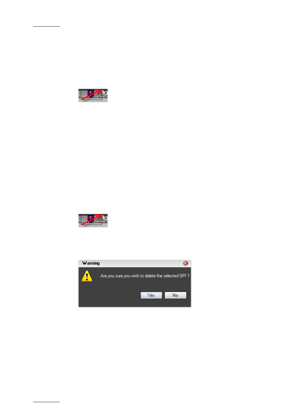 How to modify a clip gpi, How to delete a clip gpi | EVS IPDirector Version 5.6 - May 2009 Part 7 User's Manual User Manual | Page 201 / 206