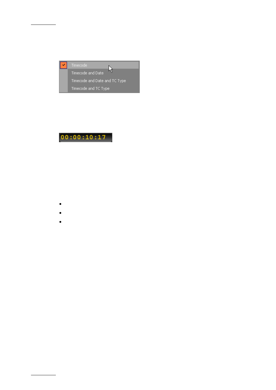 Display mode, 5 duration field, When a clip is loaded | Uration, Ield | EVS IPDirector Version 5.6 - May 2009 Part 7 User's Manual User Manual | Page 29 / 206