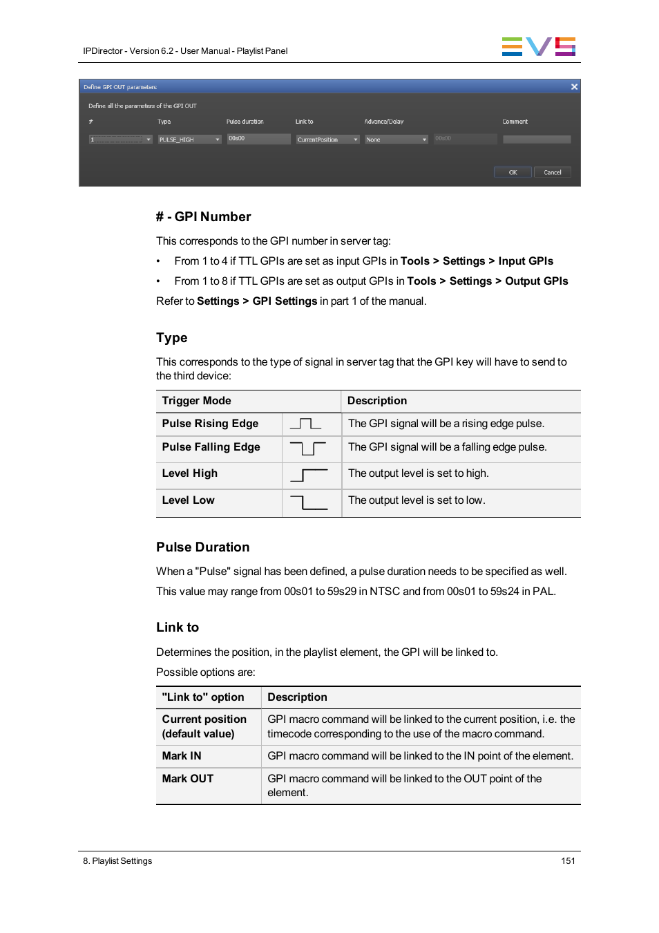 EVS IPDirector Version 6.2 - June 2013 PLAYLIST PANEL User Manual User Manual | Page 165 / 178