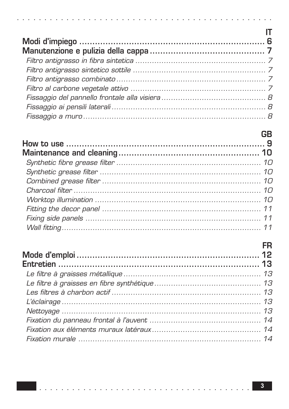 Gb how to use maintenance and cleaning, Fr mode d'emploi entretien | Zanussi ZH 6011 W/E User Manual | Page 3 / 9