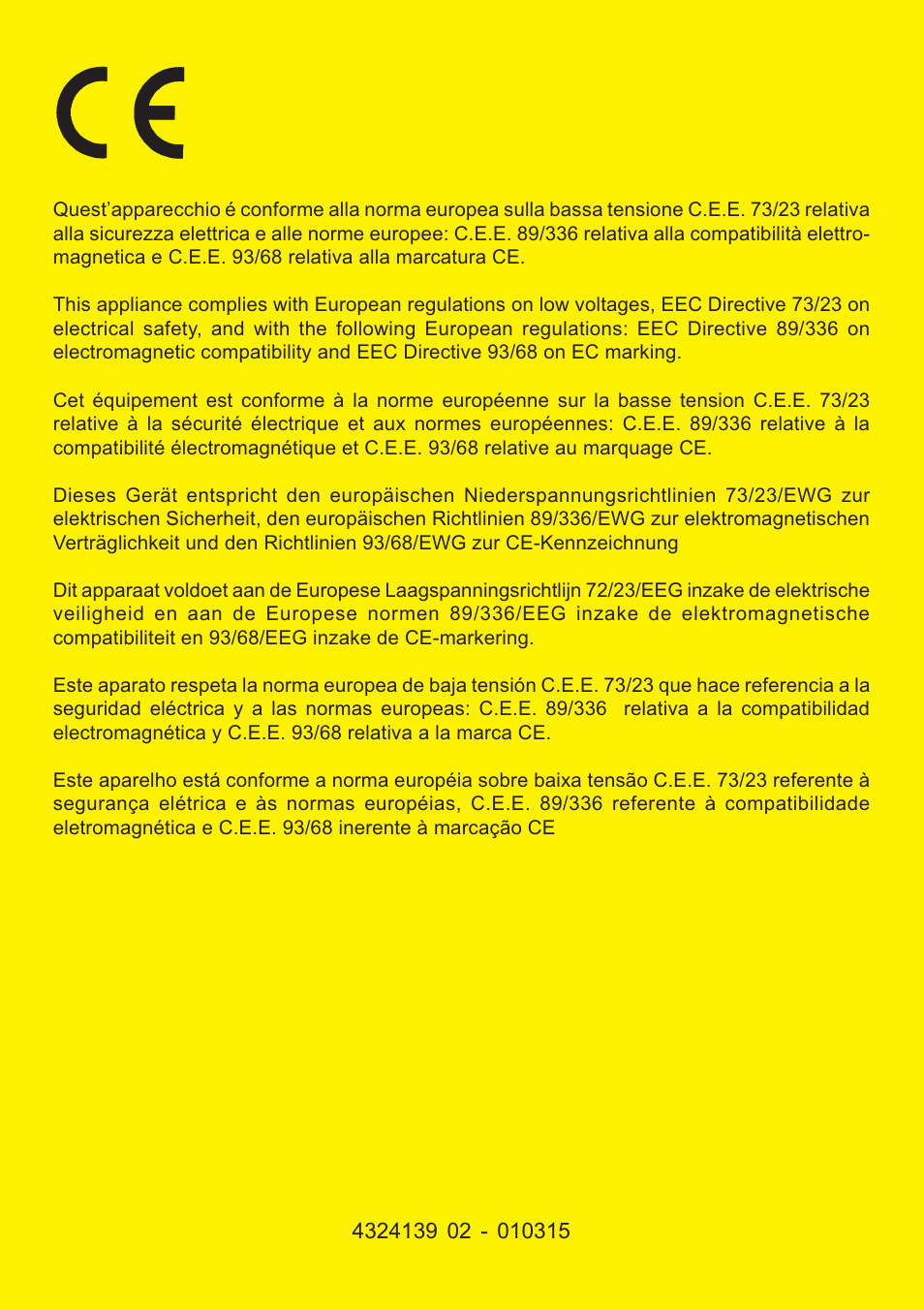 Zanussi ZH 6011 W/E User Manual | Page 9 / 9