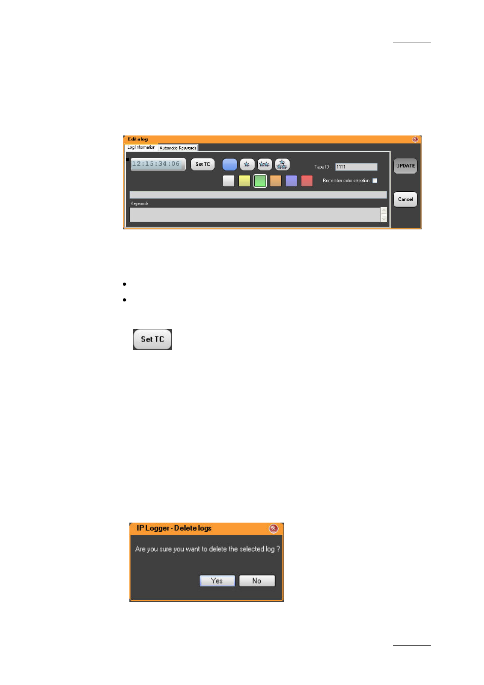 3 how to delete a log entry, Protect media status, Ow to | Elete a, Ntry | EVS IPDirector Version 5.9 - January 2011 Part 2 User’s Manual User Manual | Page 50 / 93