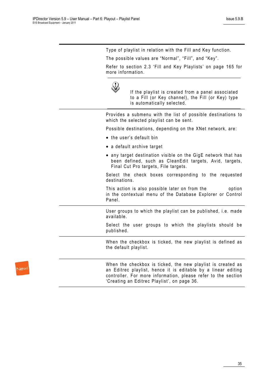 EVS IPDirector Version 5.9 - January 2011 Part 6 User’s Manual User Manual | Page 46 / 192