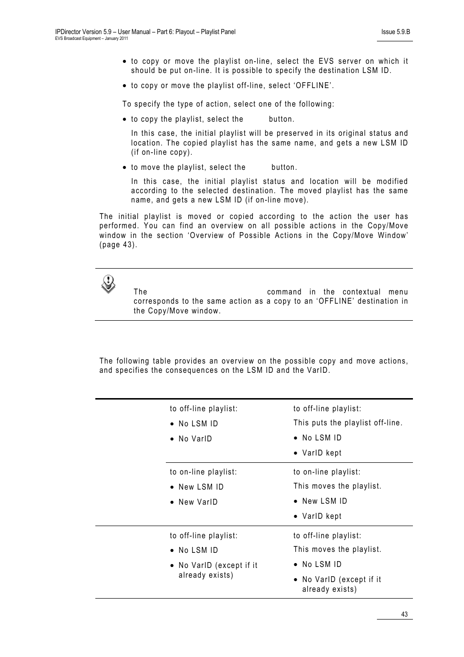 EVS IPDirector Version 5.9 - January 2011 Part 6 User’s Manual User Manual | Page 54 / 192