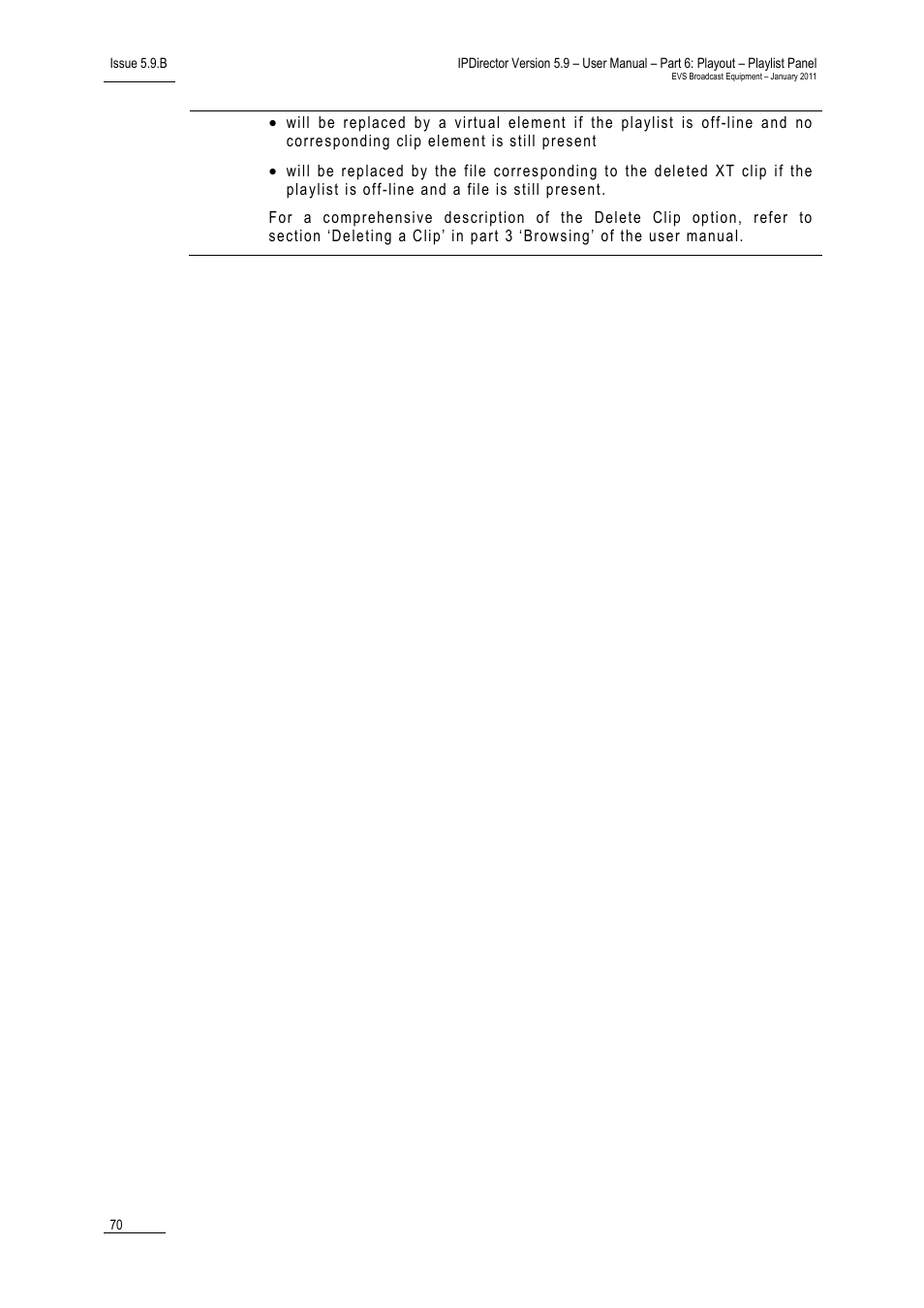 EVS IPDirector Version 5.9 - January 2011 Part 6 User’s Manual User Manual | Page 81 / 192