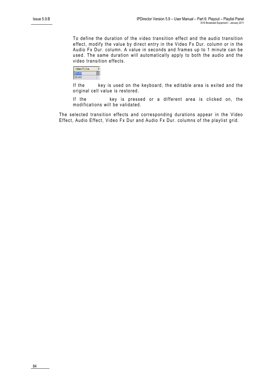 EVS IPDirector Version 5.9 - January 2011 Part 6 User’s Manual User Manual | Page 95 / 192