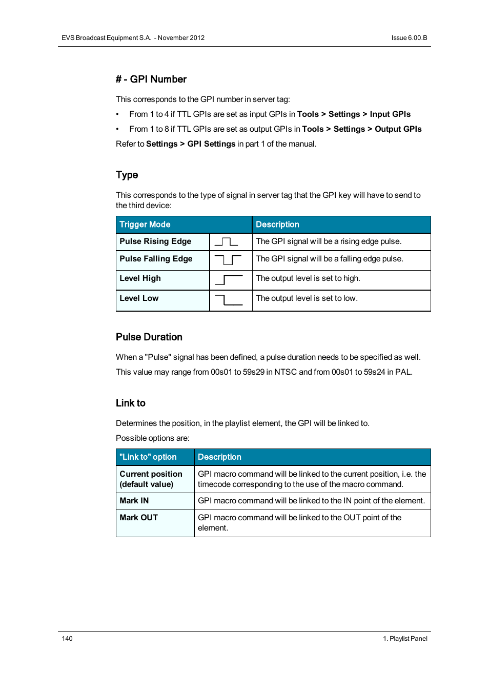 EVS IPDirector Version 6.0 - November 2012 Part 6 User's Manual User Manual | Page 150 / 182