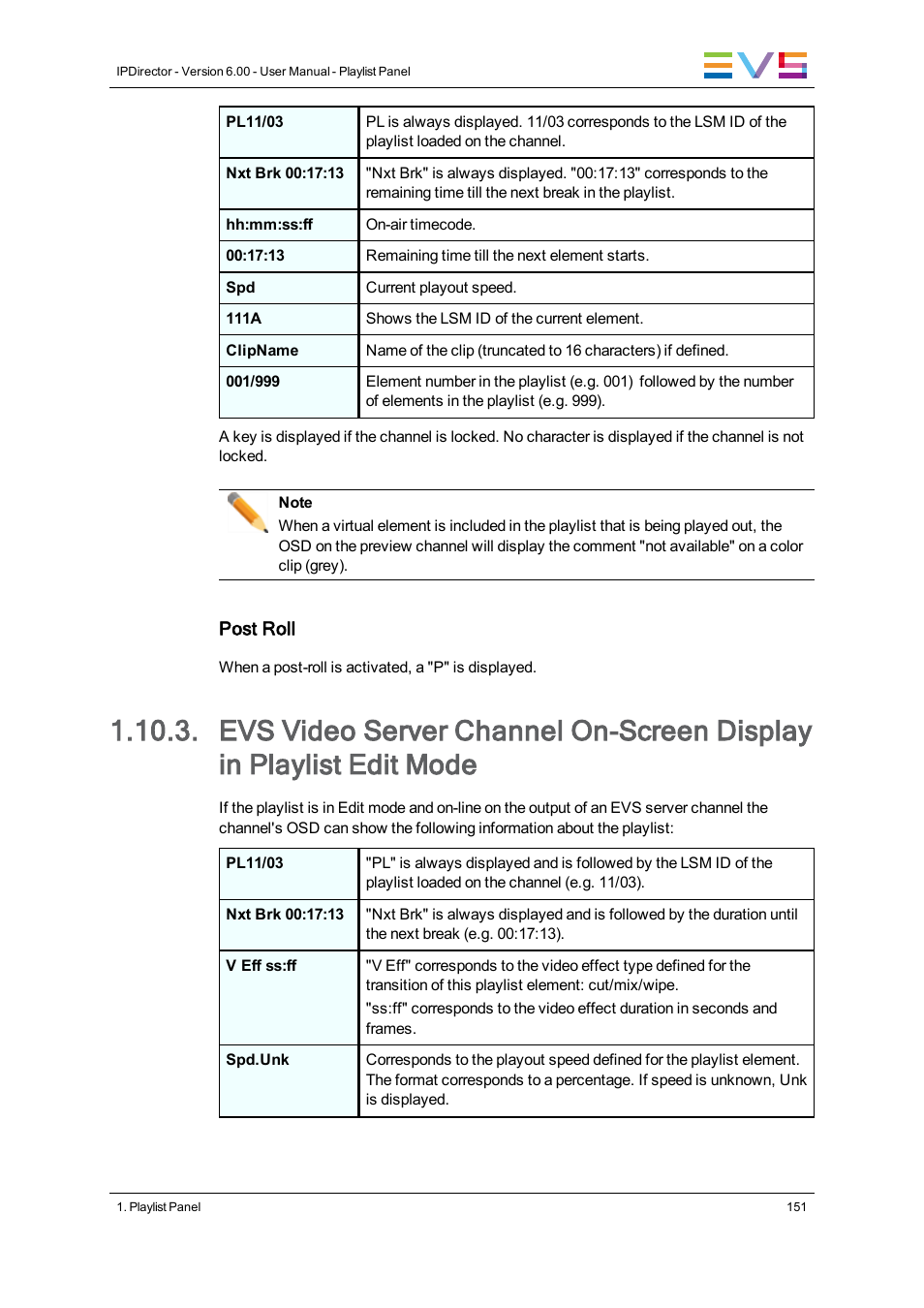 EVS IPDirector Version 6.0 - November 2012 Part 6 User's Manual User Manual | Page 161 / 182
