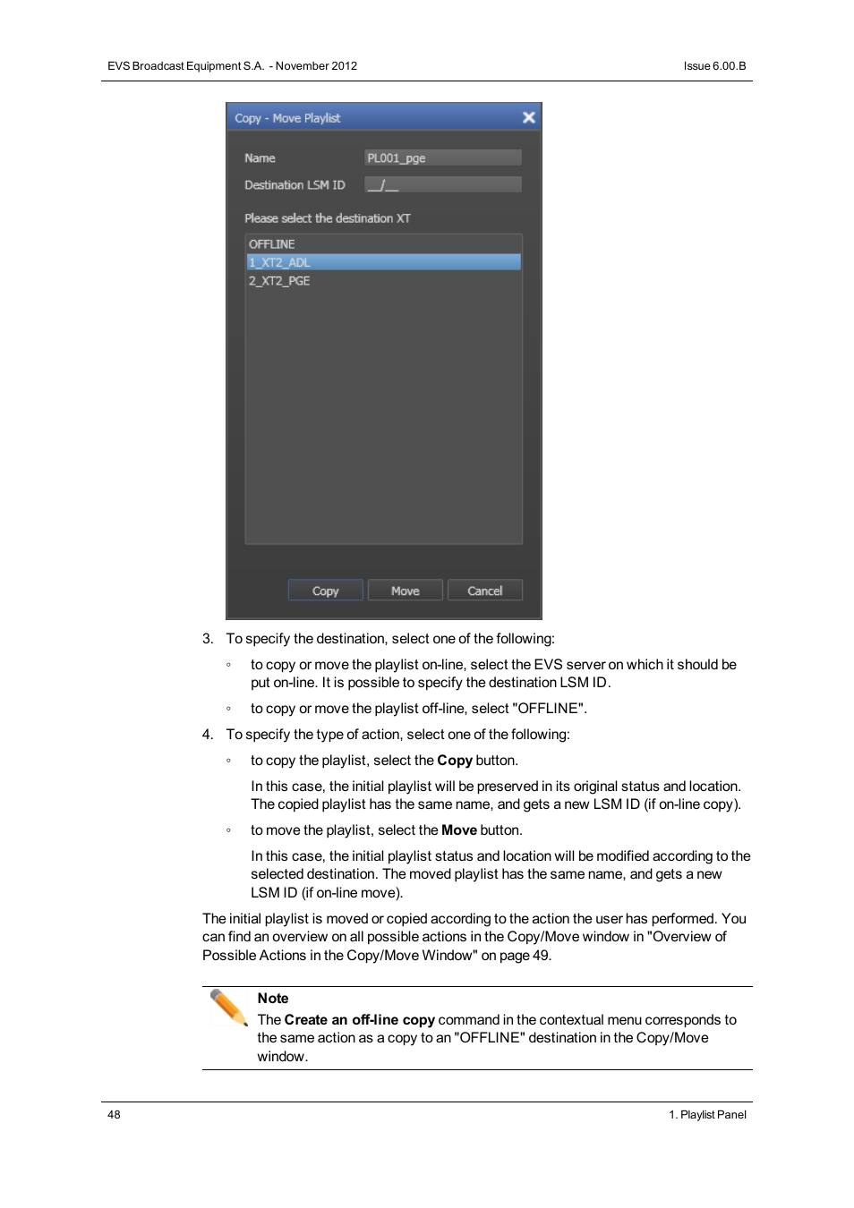 EVS IPDirector Version 6.0 - November 2012 Part 6 User's Manual User Manual | Page 58 / 182