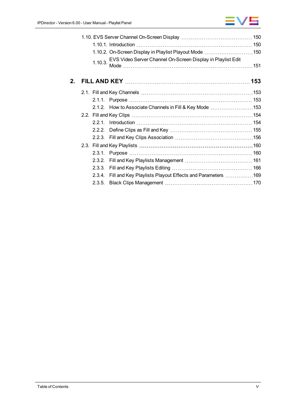 EVS IPDirector Version 6.0 - November 2012 Part 6 User's Manual User Manual | Page 7 / 182