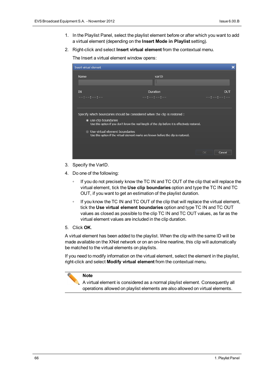 EVS IPDirector Version 6.0 - November 2012 Part 6 User's Manual User Manual | Page 76 / 182