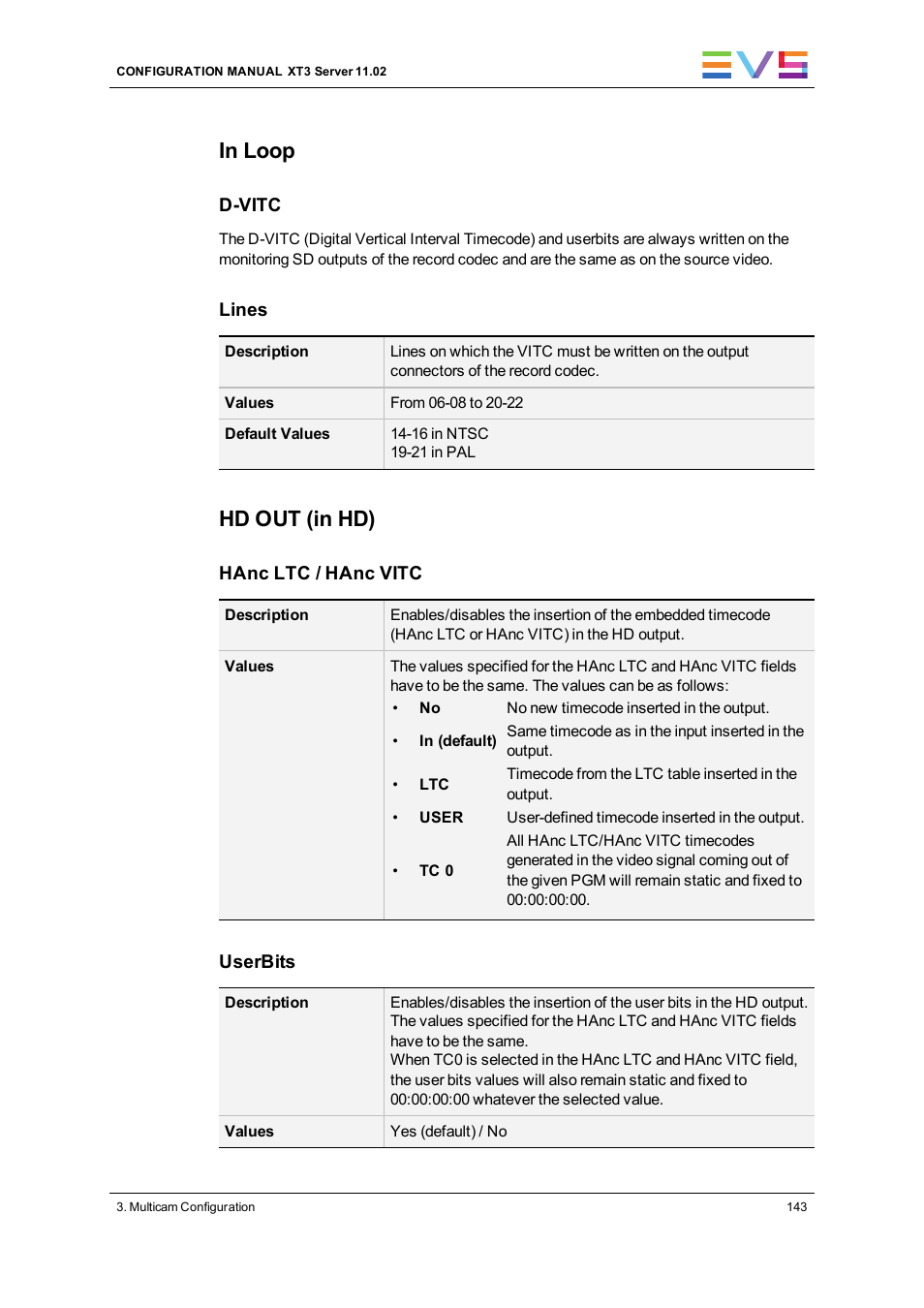 Hd out (in hd) | EVS XT3 Version 11.02 - July 2013 Configuration Manual User Manual | Page 151 / 244