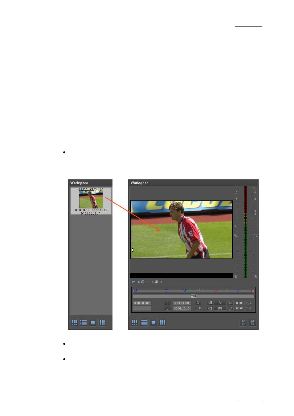 4 loading a source clip on the clip player, 1 purpose, 2 how to load a clip in the clip player | Loading a source clip on the clip player, Purpose, How to load a clip in the clip player | EVS Xedio Dispatcher Version 4.02 - April 2012 User Manual User Manual | Page 105 / 124