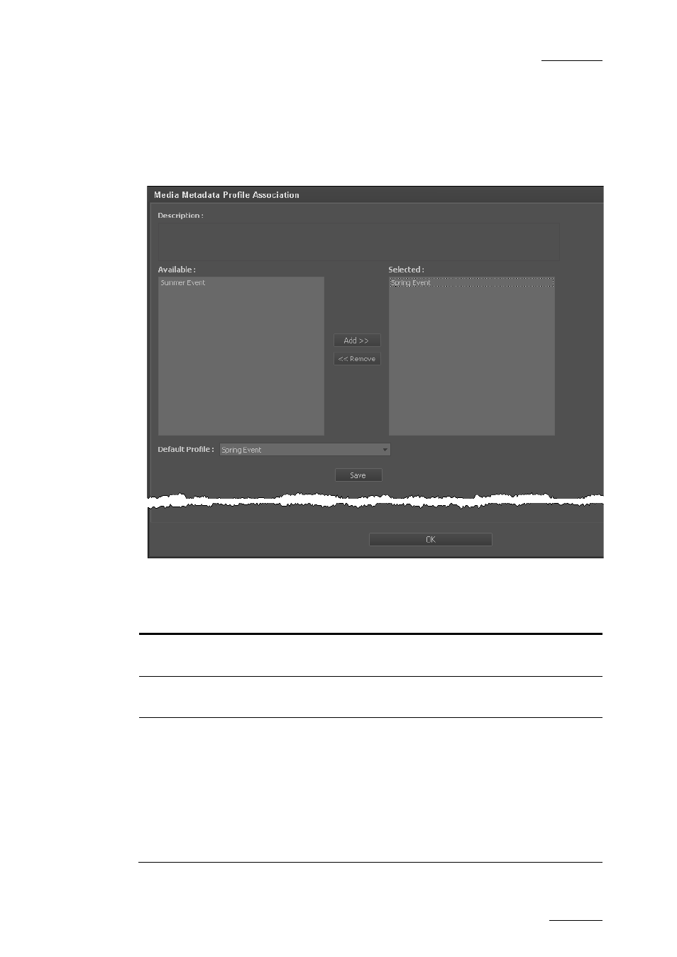 3 media profile association, Media profile association, Edia | Rofile, Ssociation | EVS Xedio Dispatcher Version 4.02 - April 2012 User Manual User Manual | Page 31 / 124