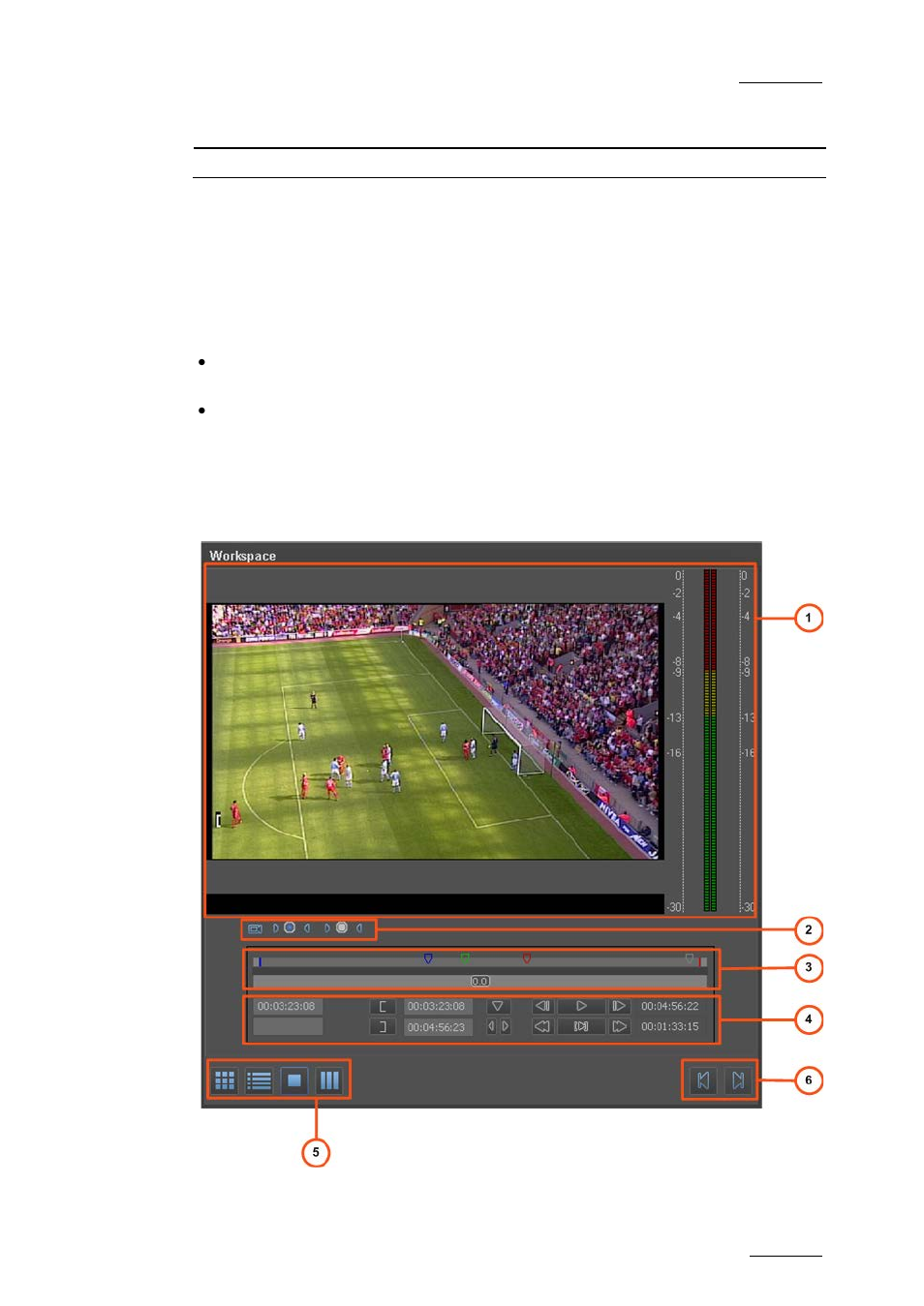 5 clip player view in the workspace area, Purpose, Overview | Clip player view in the workspace area, Layer, Iew in the, Orkspace | EVS Xedio Dispatcher Version 4.02 - April 2012 User Manual User Manual | Page 63 / 124