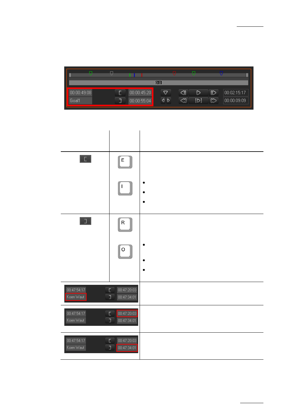 6 clip creation fields, Clip creation fields, P.77) | Reation, Ields | EVS Xedio Dispatcher Version 4.02 - April 2012 User Manual User Manual | Page 87 / 124
