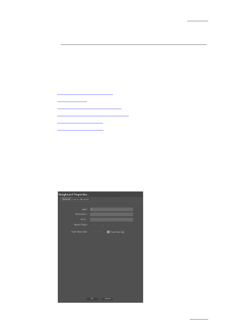Operation, 1 general working process, 2 managing the storyboards | 1 how to create an empty storyboard, General working process, Managing the storyboards, How to create an empty storyboard, 1 ‘how to create an empty storyboard, Ge 79, Ow to | EVS Xedio Dispatcher Version 4.02 - April 2012 User Manual User Manual | Page 89 / 124