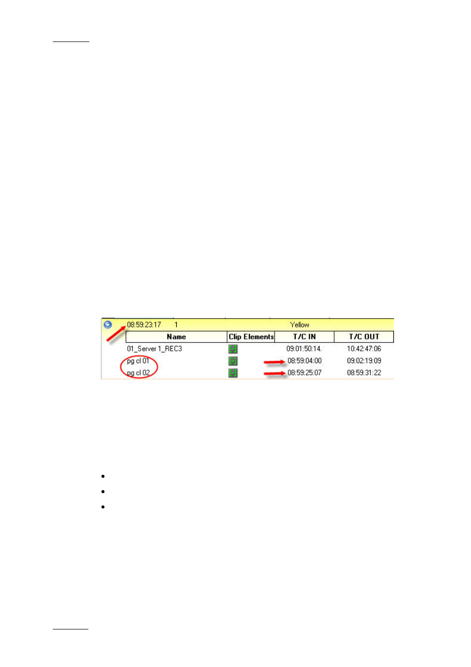 4 association rule between clips and logs, 5 using keywords with logs, 4 ‘association rule between clips and logs | Using keywords with logs, Ssociation, Etween, Lips and | EVS IPDirector Version 5.6 - May 2009 Part 2 User's Manual User Manual | Page 39 / 93