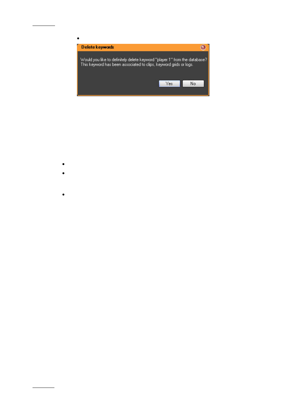 10 rules for keyword file import, 11 how to import keywords, 12 how to cancel the last keyword import | 10 r, 11 h, 12 h | EVS IPDirector Version 5.6 - May 2009 Part 2 User's Manual User Manual | Page 71 / 93