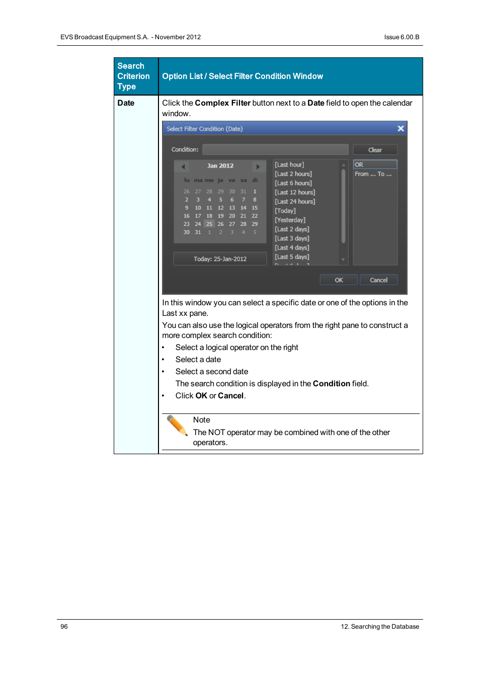 EVS IPDirector Version 6.0 - November 2012 Part 3 User's Manual User Manual | Page 108 / 128