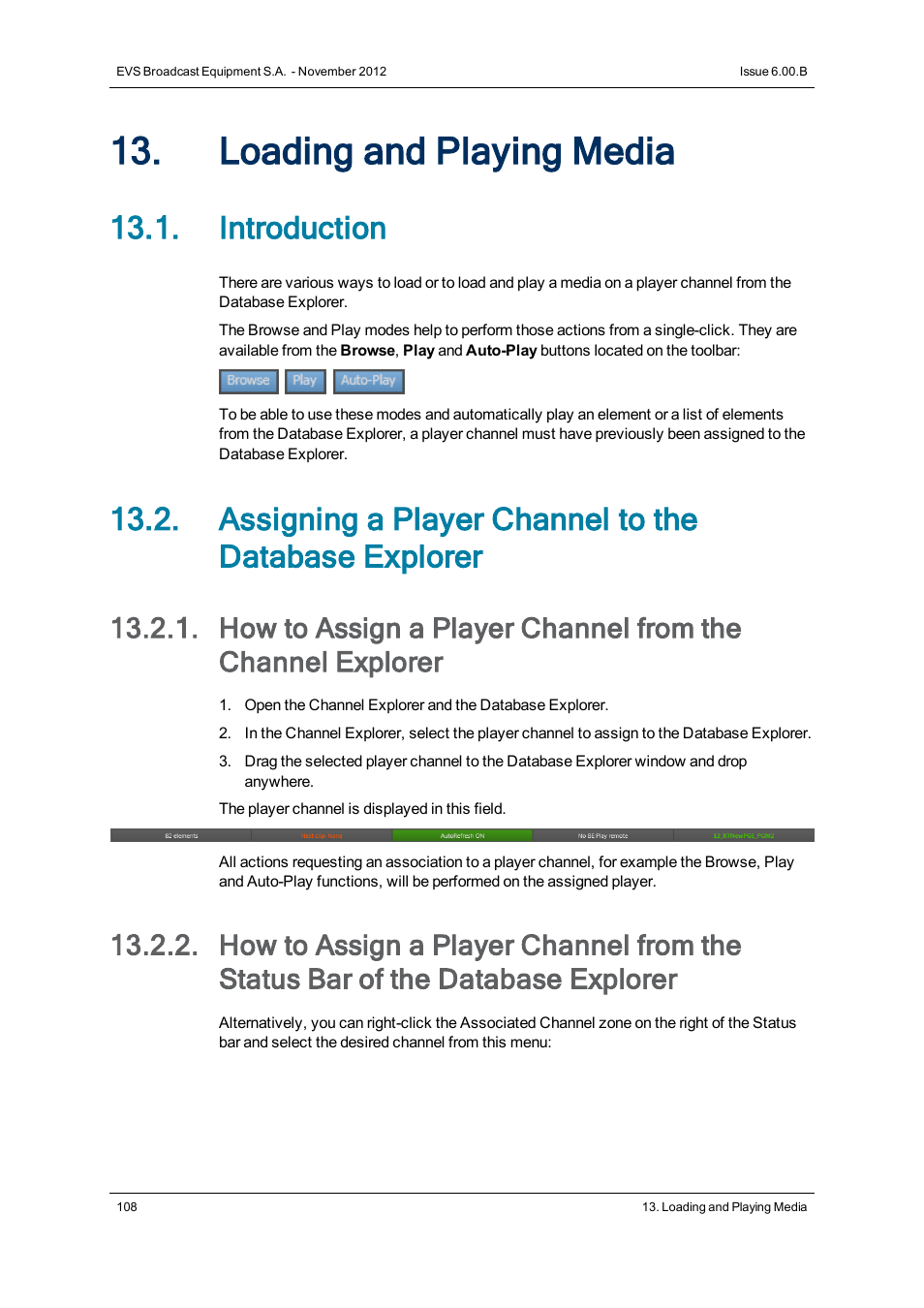 Loading and playing media, Introduction | EVS IPDirector Version 6.0 - November 2012 Part 3 User's Manual User Manual | Page 120 / 128