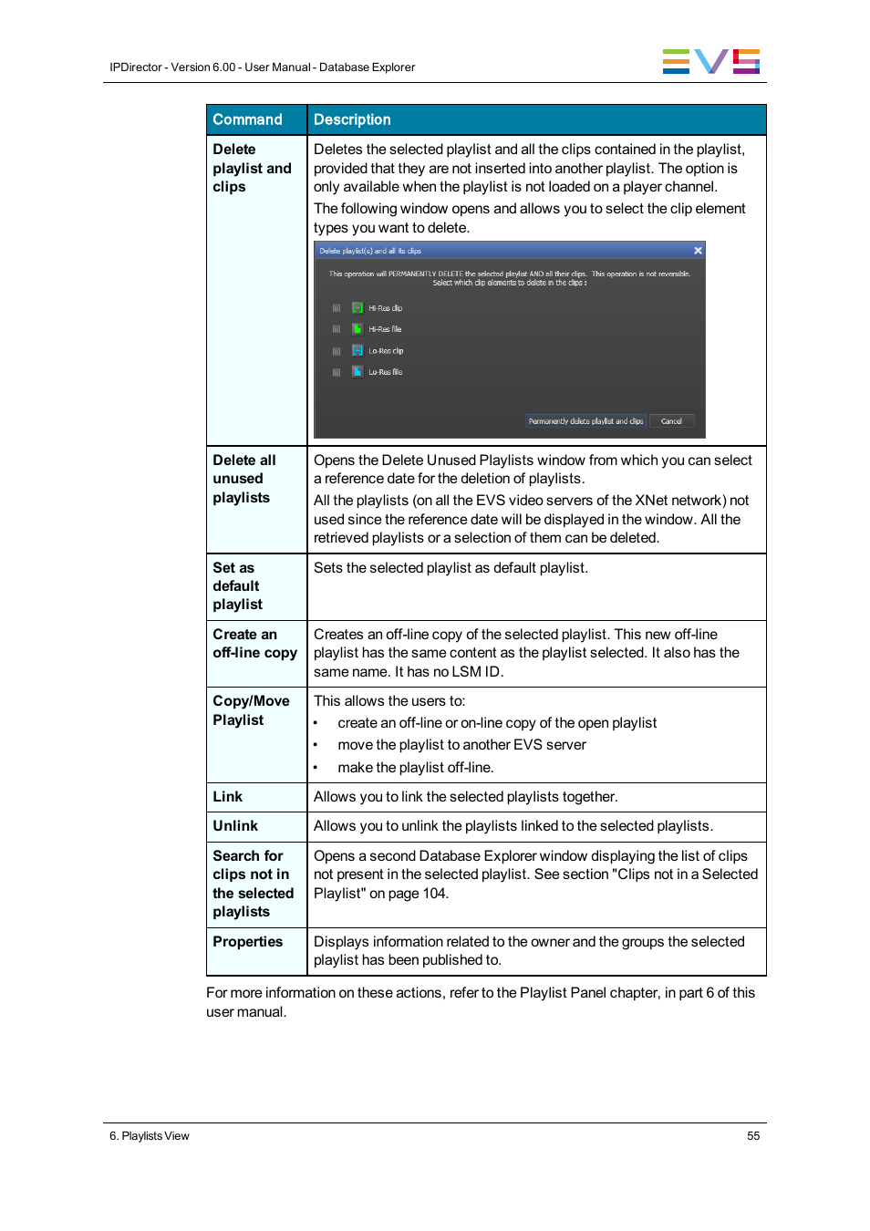 EVS IPDirector Version 6.0 - November 2012 Part 3 User's Manual User Manual | Page 67 / 128