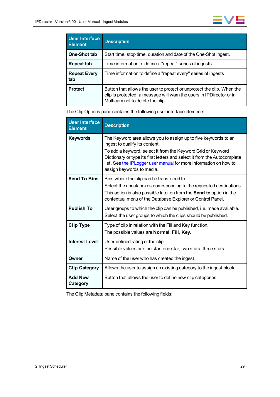 EVS IPDirector Version 6.0 - November 2012 Part 4 User's Manual User Manual | Page 39 / 82